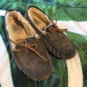 UGG Gray Slipper Moccasins